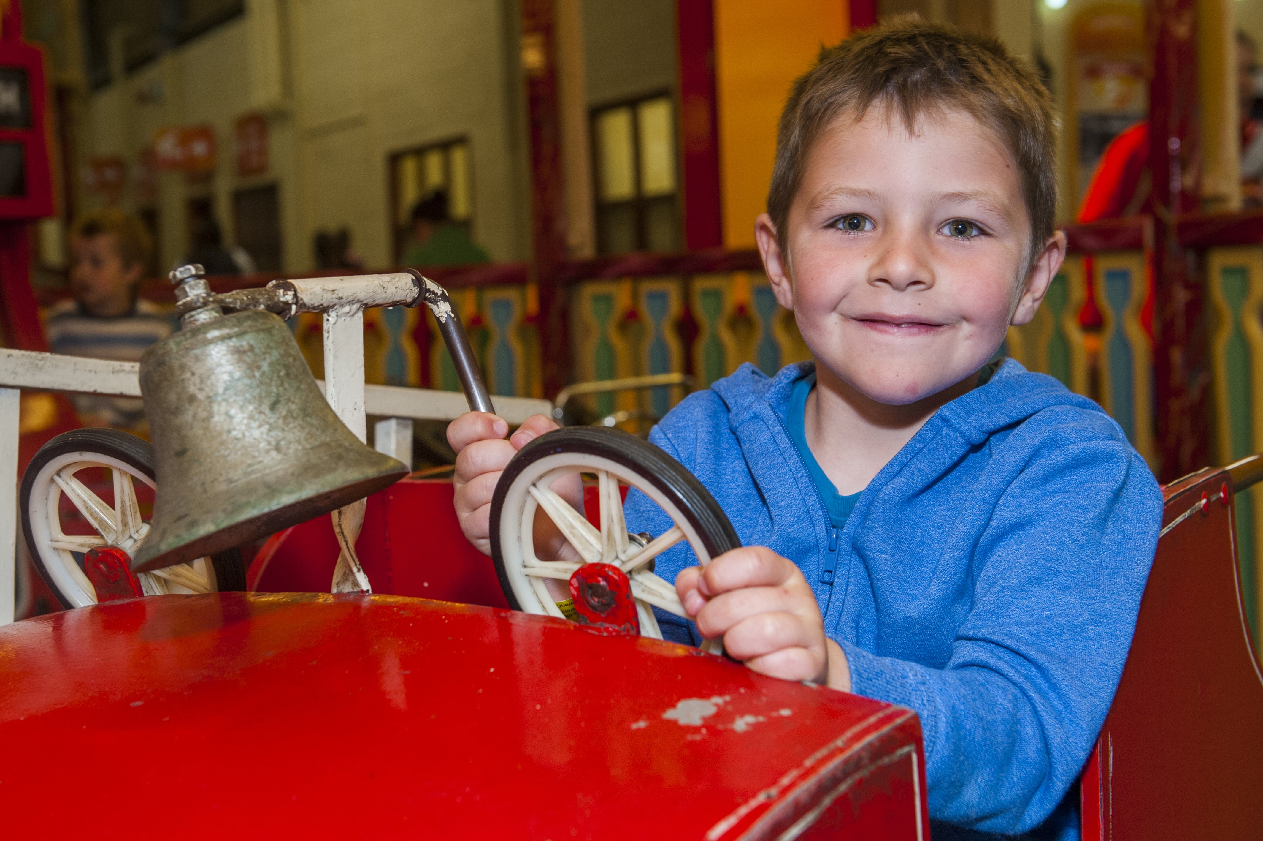 Traditional Fairground Rides at Folly Farm Adventure Park & Zoo in Wales