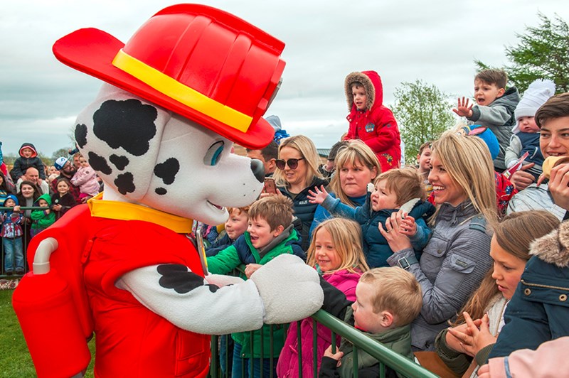 paw patrol at folly farm