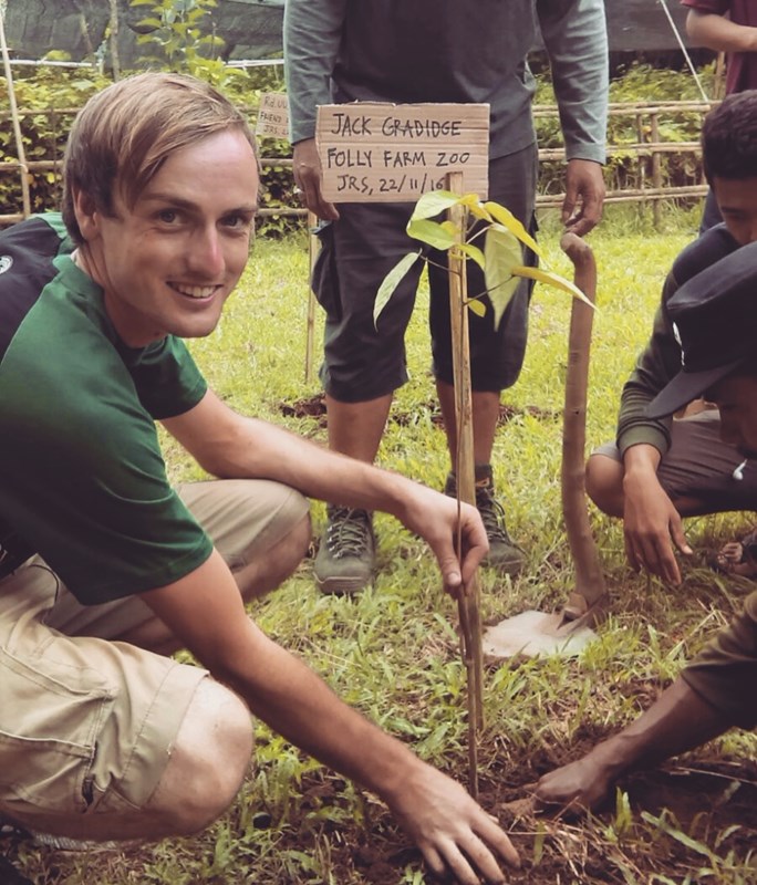 rhino keeper jack planting trees